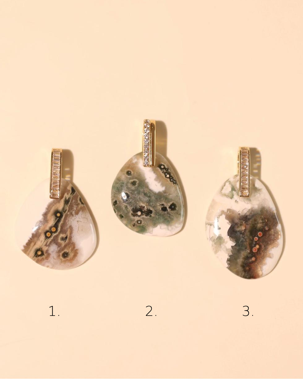 Stone Pendant - Ocean Jasper/Group 8