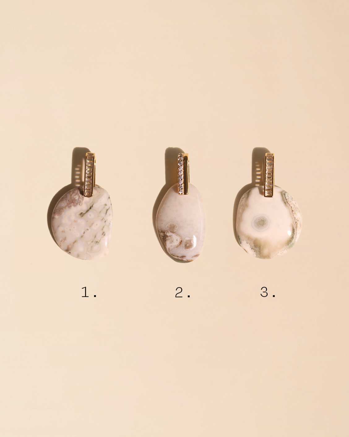 Signature Stone Pendant - Ocean Jasper/Group 2