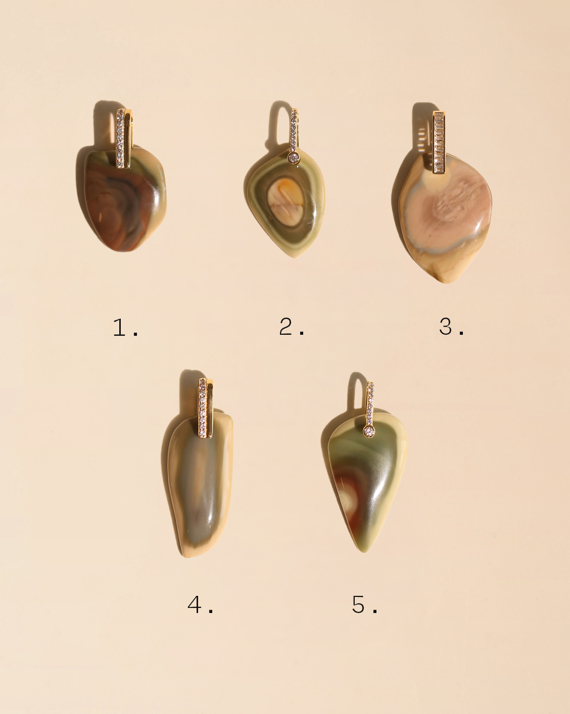 Stone Pendant - Imperial Jasper/Group 9