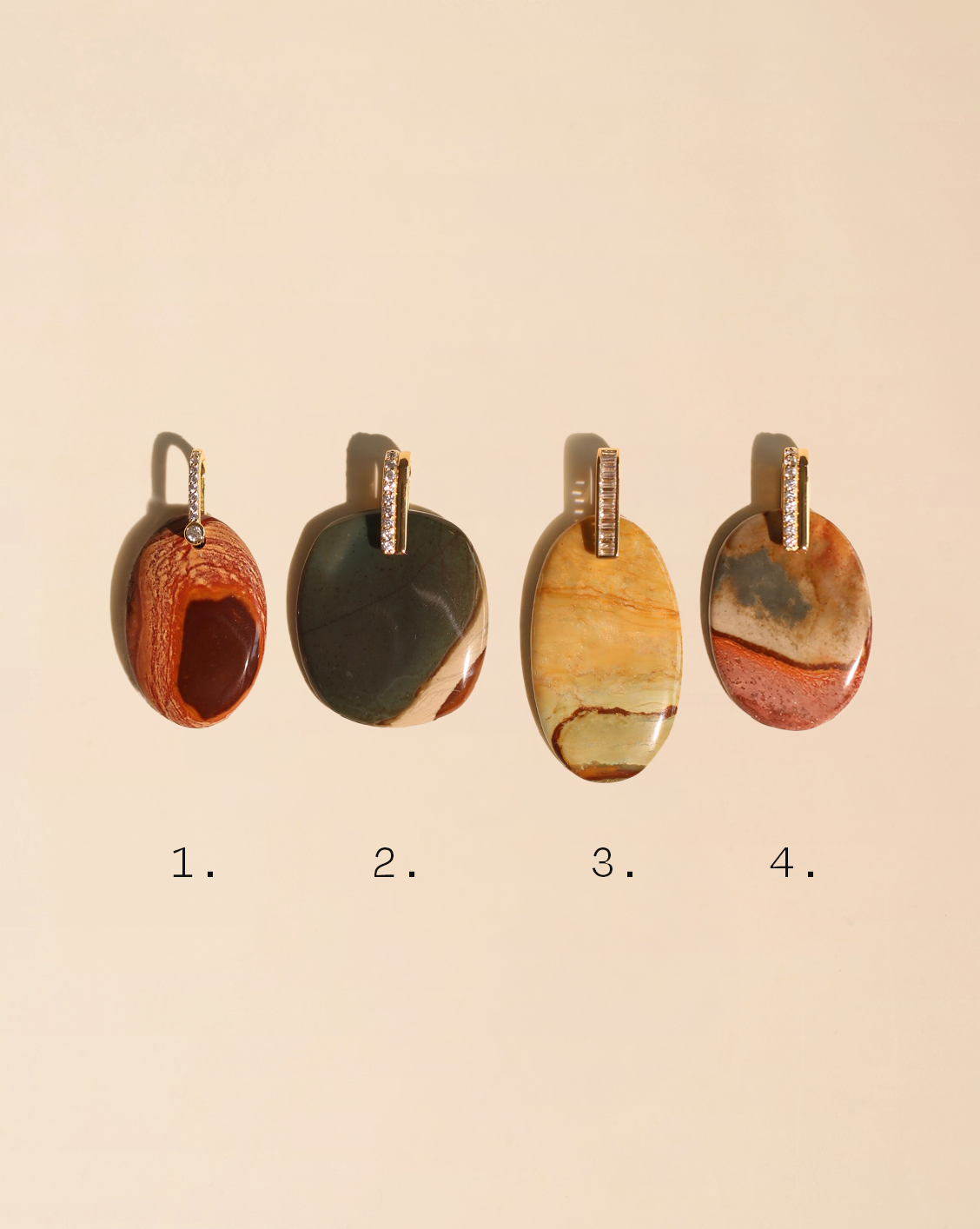 Stone Pendant - Picture Jasper/Group 1