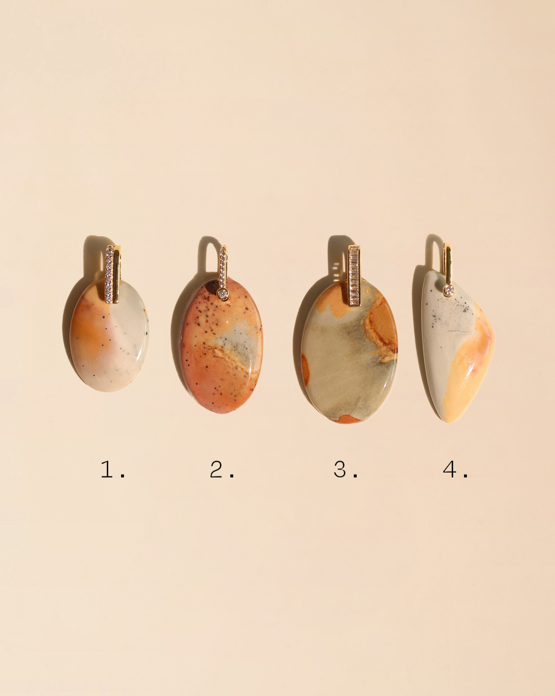 Stone Pendant - Picture Jasper/Group 3