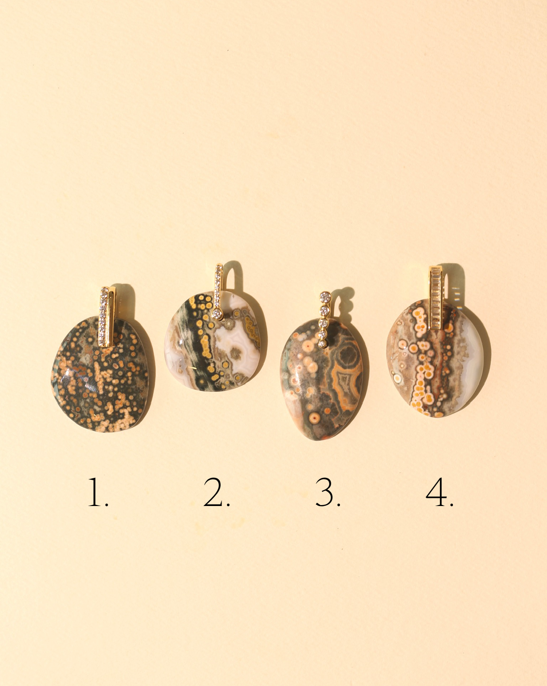 Stone Pendant - Ocean Jasper/Group 18