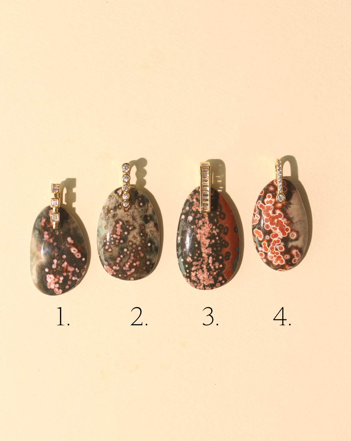 Stone Pendant - Ocean Jasper/Group 19