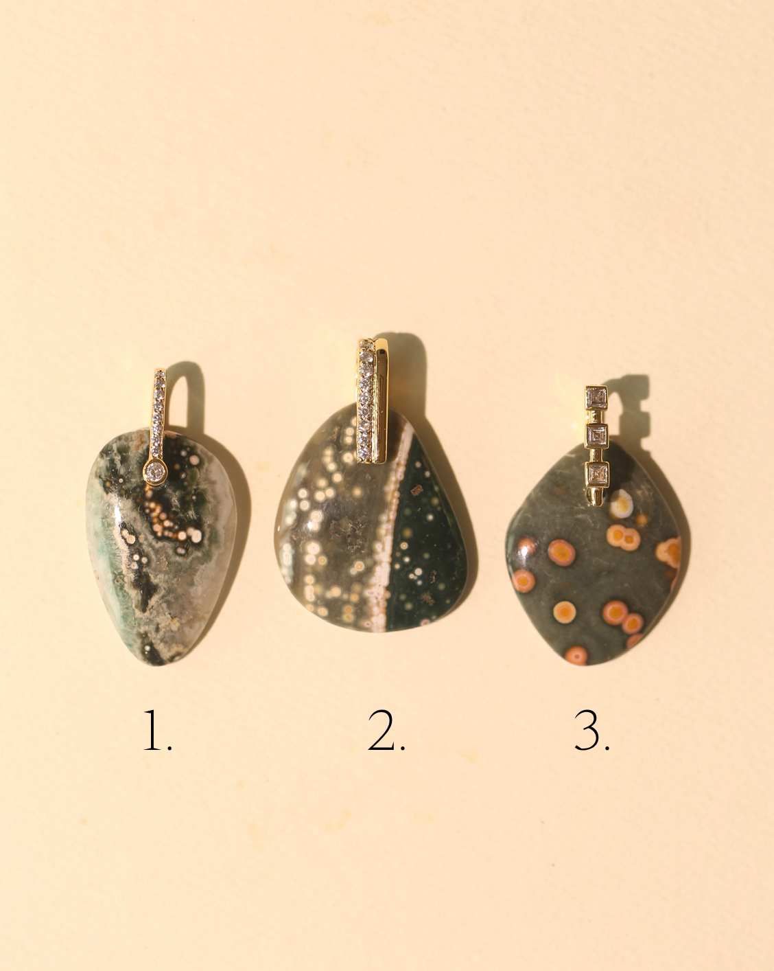 Stone Pendant - Ocean Jasper/Group 20