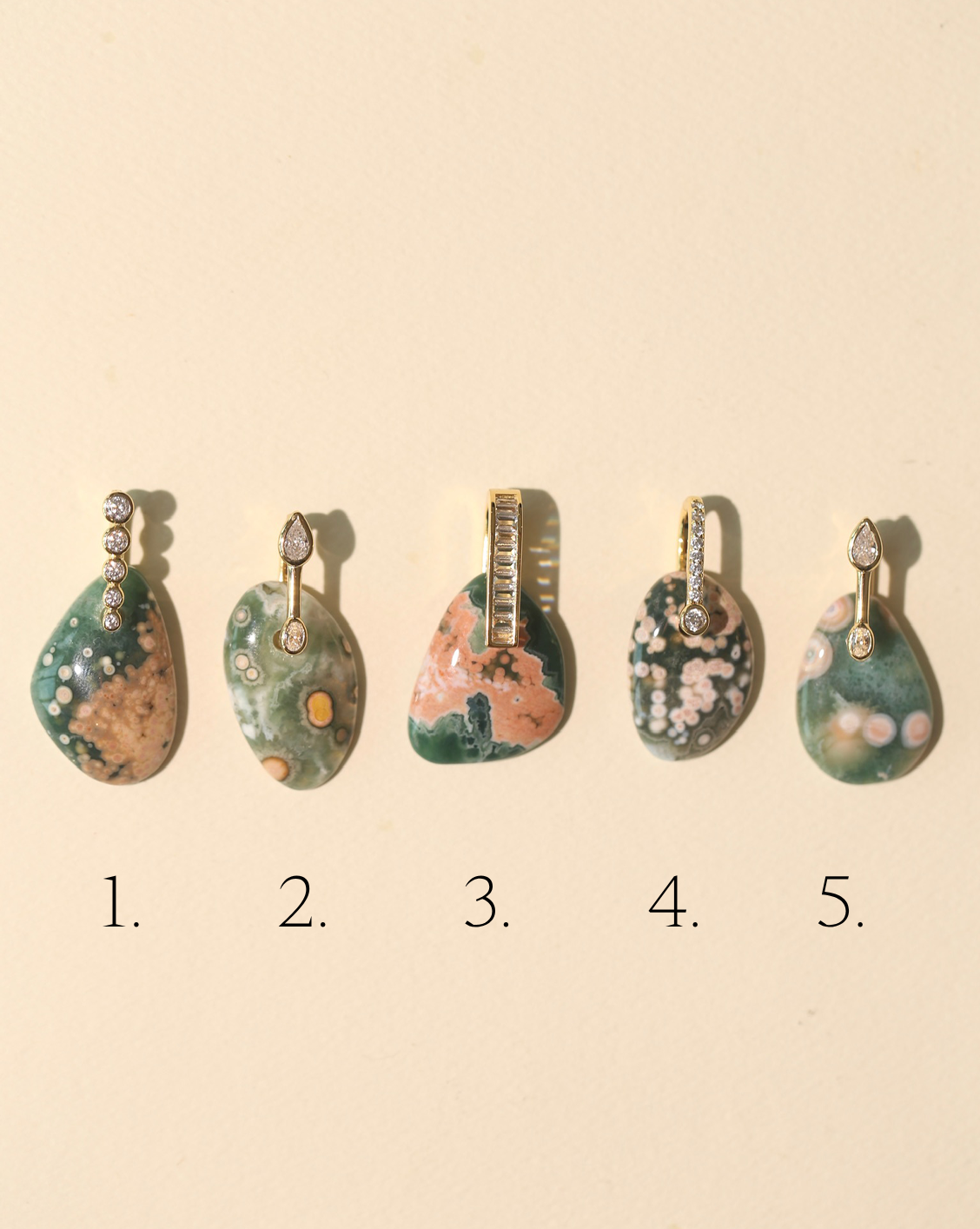 Stone Pendant - Ocean Jasper/Group 23