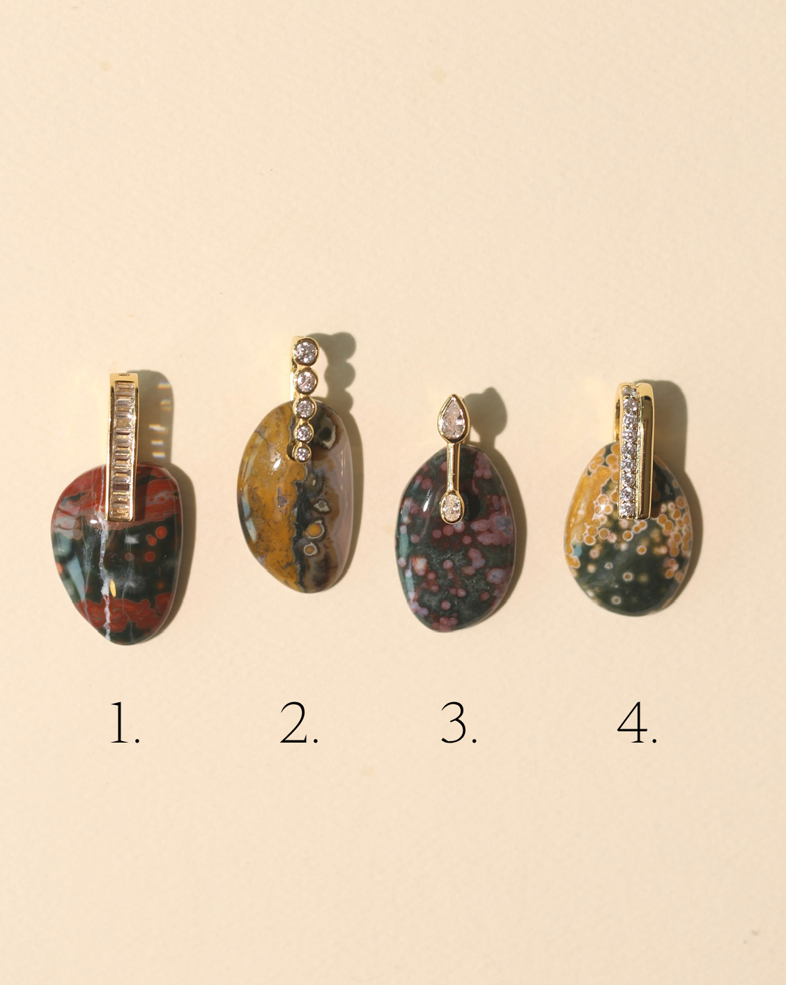 Stone Pendant - Ocean Jasper/Group 24
