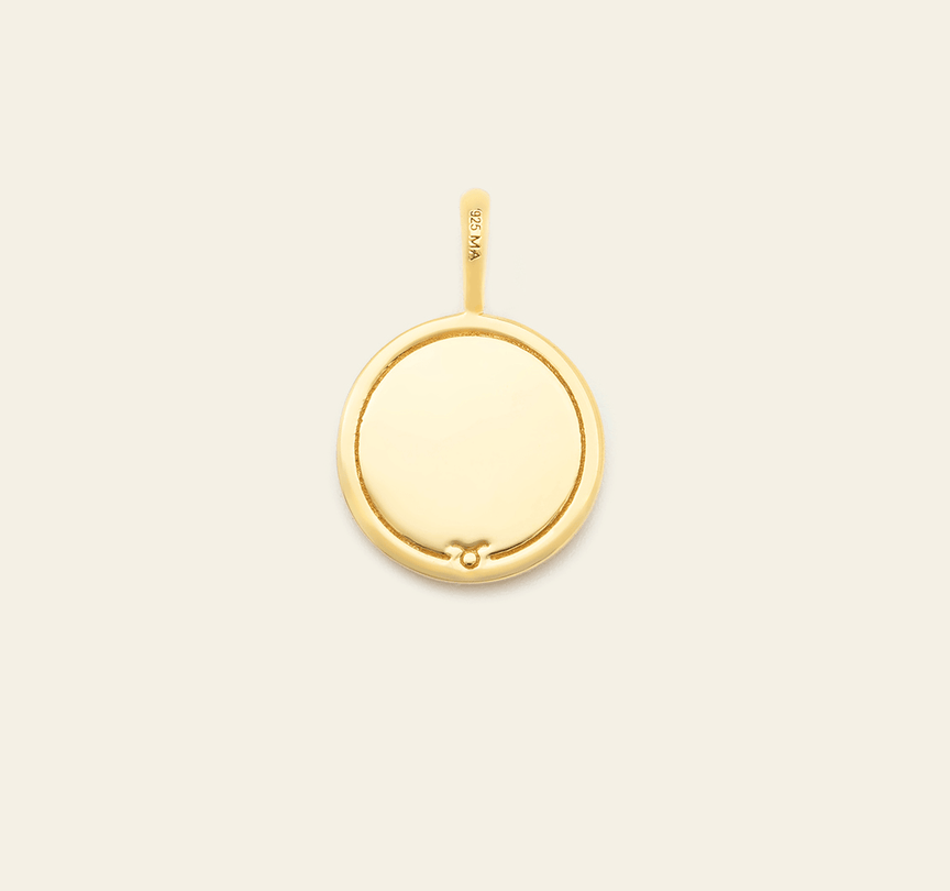 Taurus Medallion - Gold Vermeil