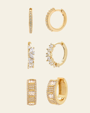 The Champagne Nights Set - Gold Vermeil