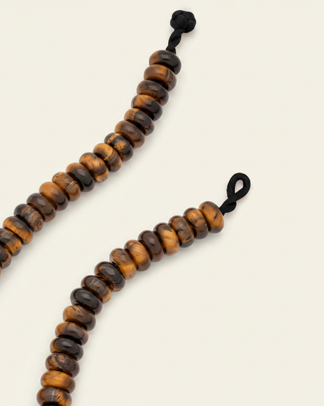 Rondelle Gemstone Necklace  - Tigers Eye