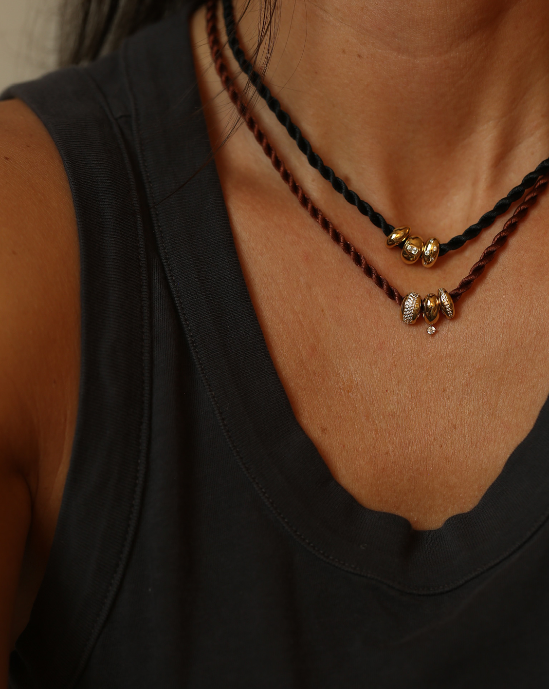 Cord Necklace Mocha | Products | Melanie Auld Jewelry