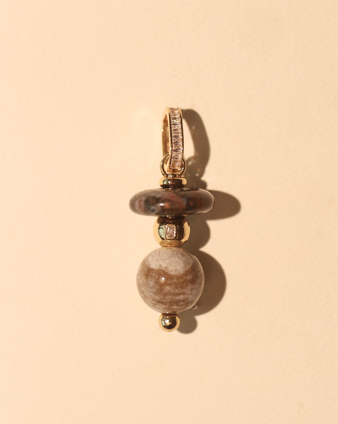 Orbit Pendant - Ocean Jasper #9