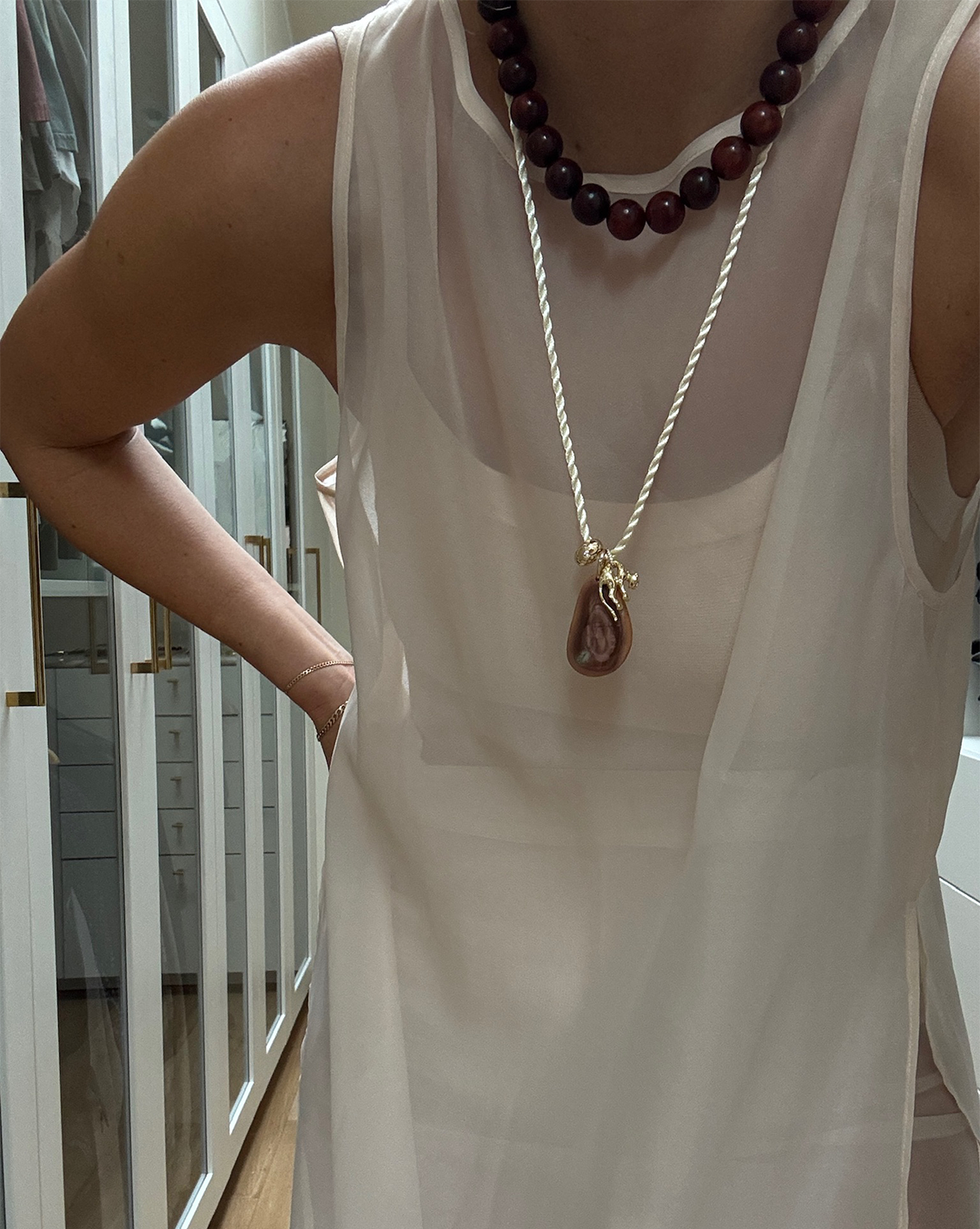 Cord Necklace - Vanilla