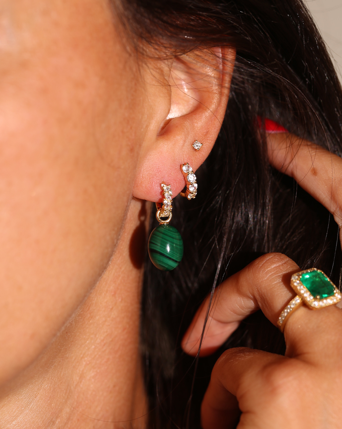 Cressida Huggies Gold Vermeil | Products | Melanie Auld Jewelry