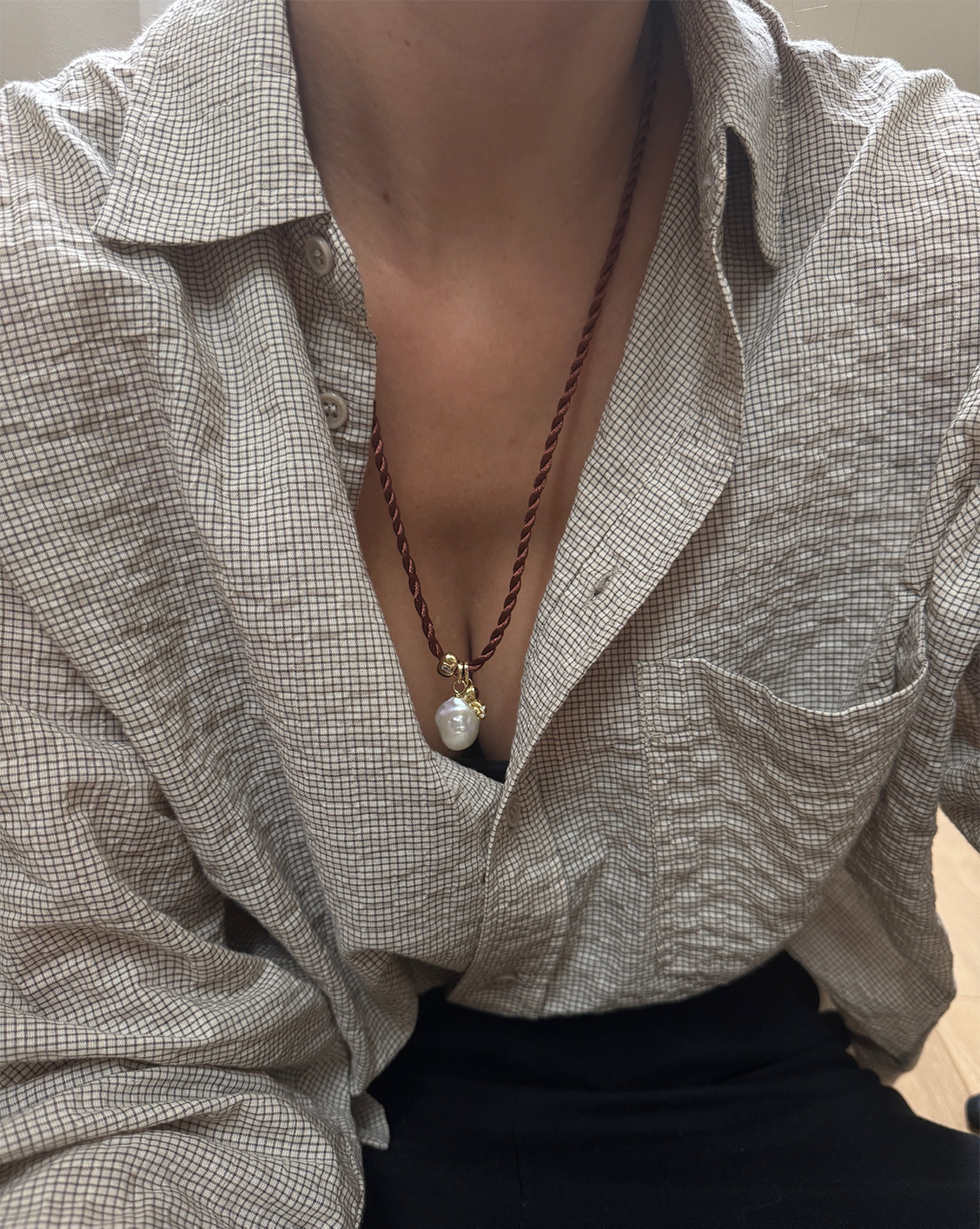 Cord Necklace - Mocha