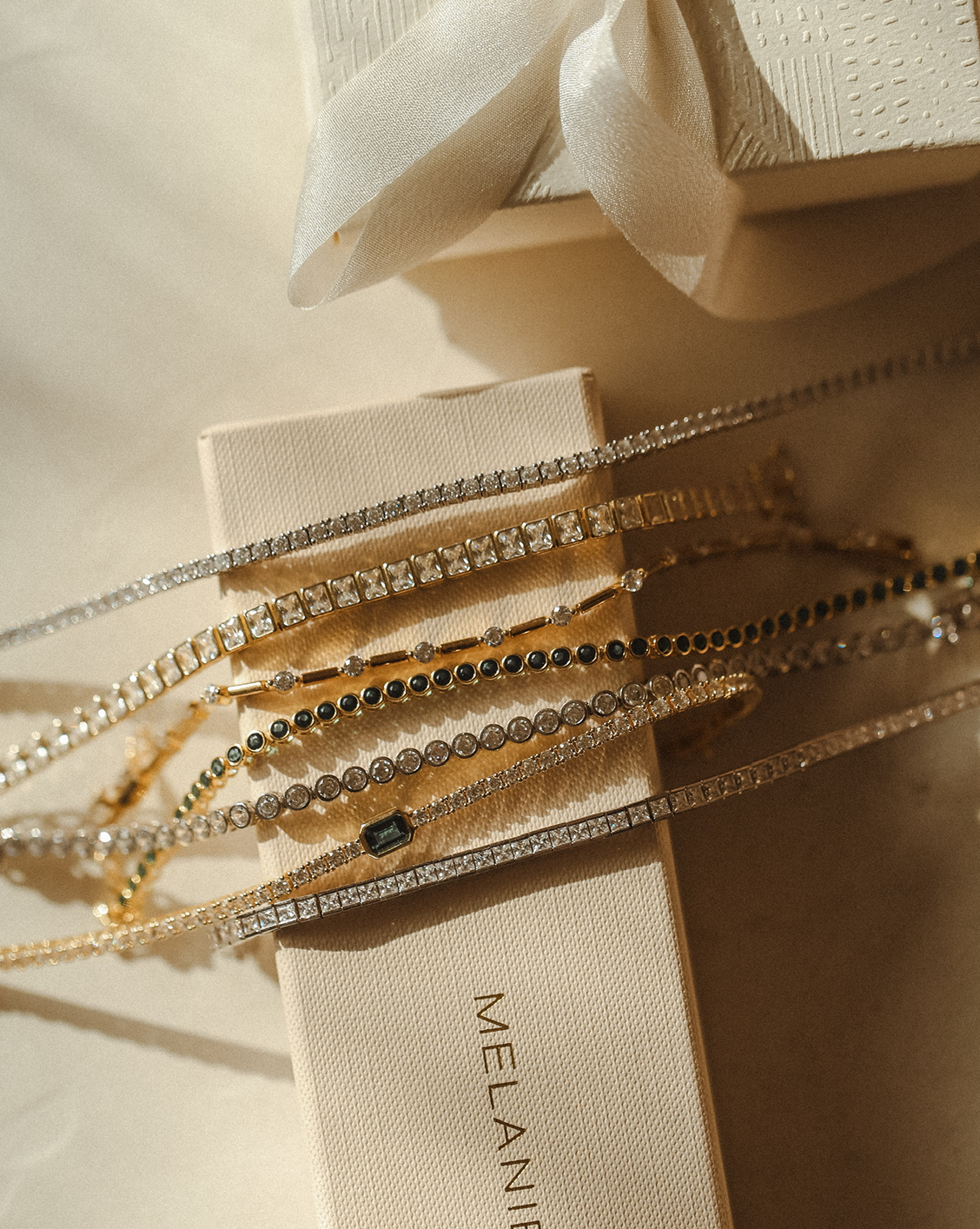 3x4mm Emerald Cut Tennis Bracelet | Products | Melanie Auld