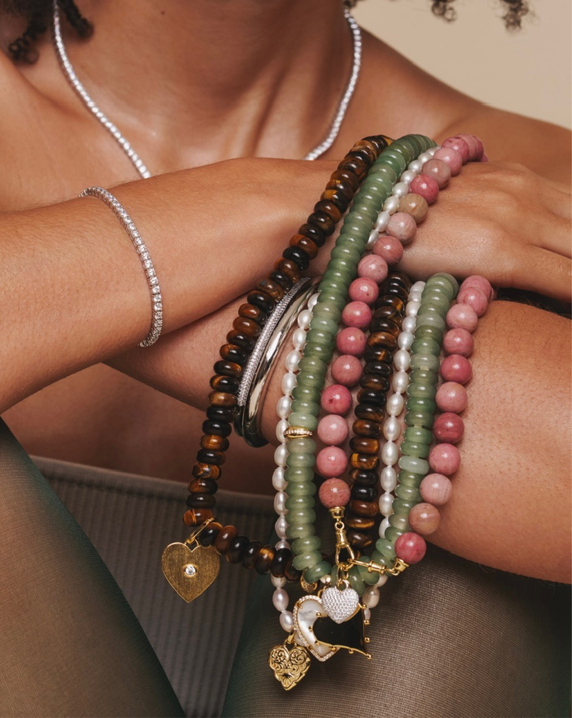 Rose Gemstone Necklace Gold Vermeil | Products | Melanie Auld
