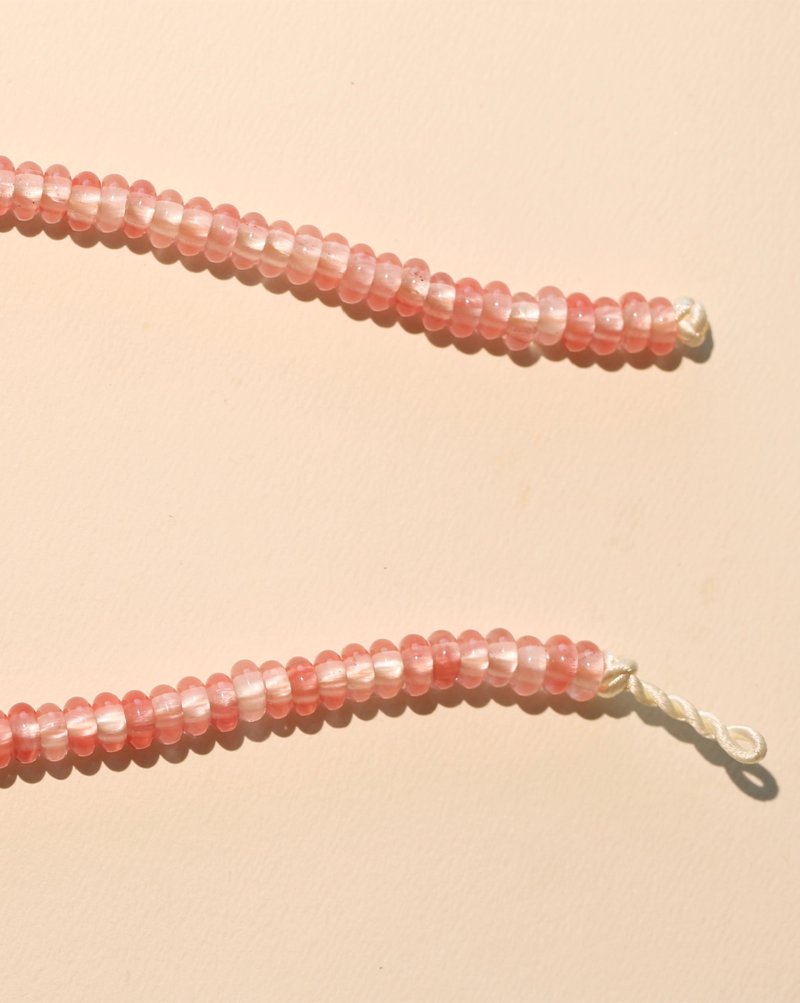 Pietra Drop Necklace - Watermelon Quartz/Sapphire