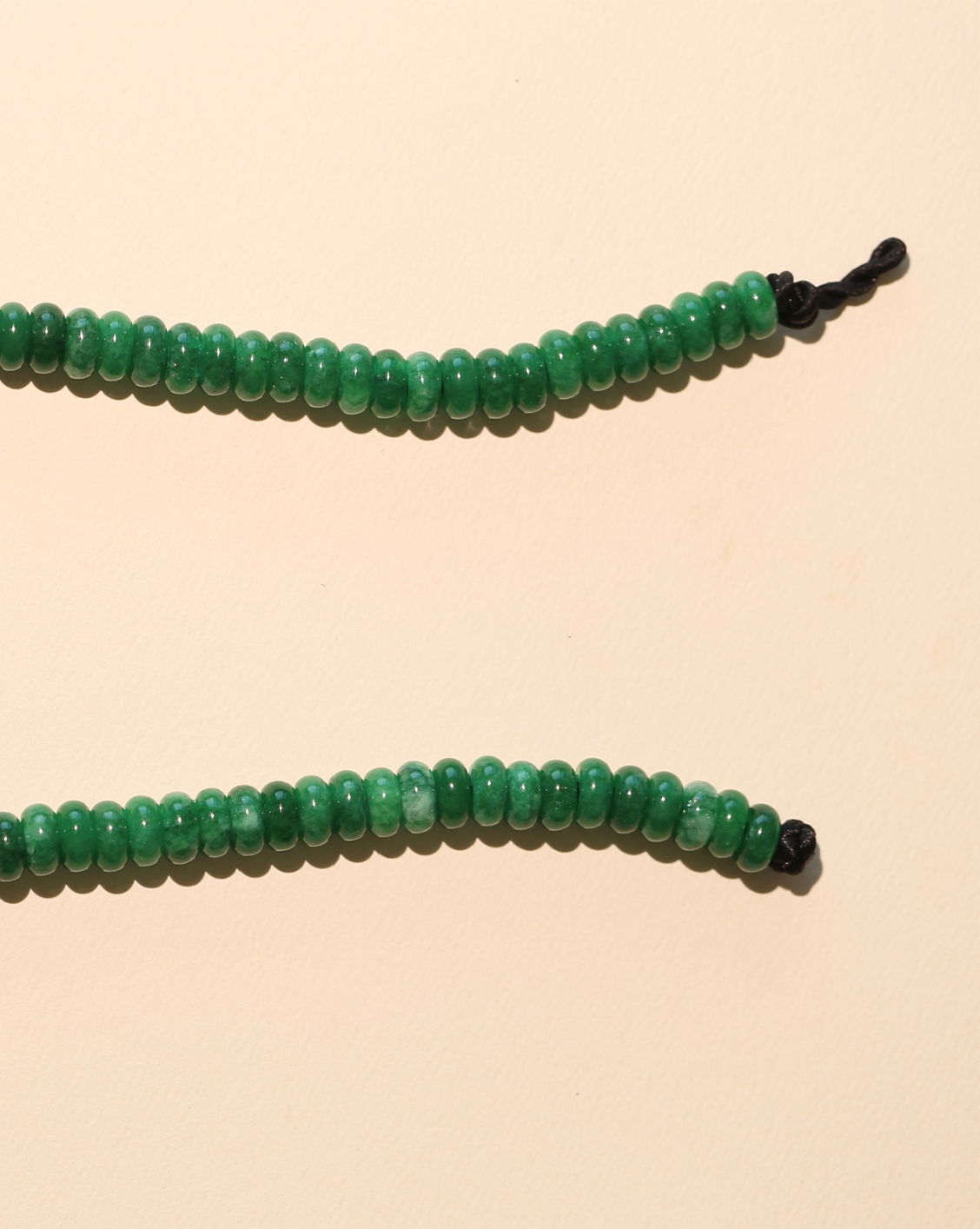 Pietra Drop Necklace - Green Jade/Ruby