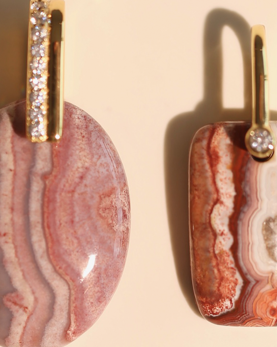 Essential Stone Pendant - Lace Agate/Group 5