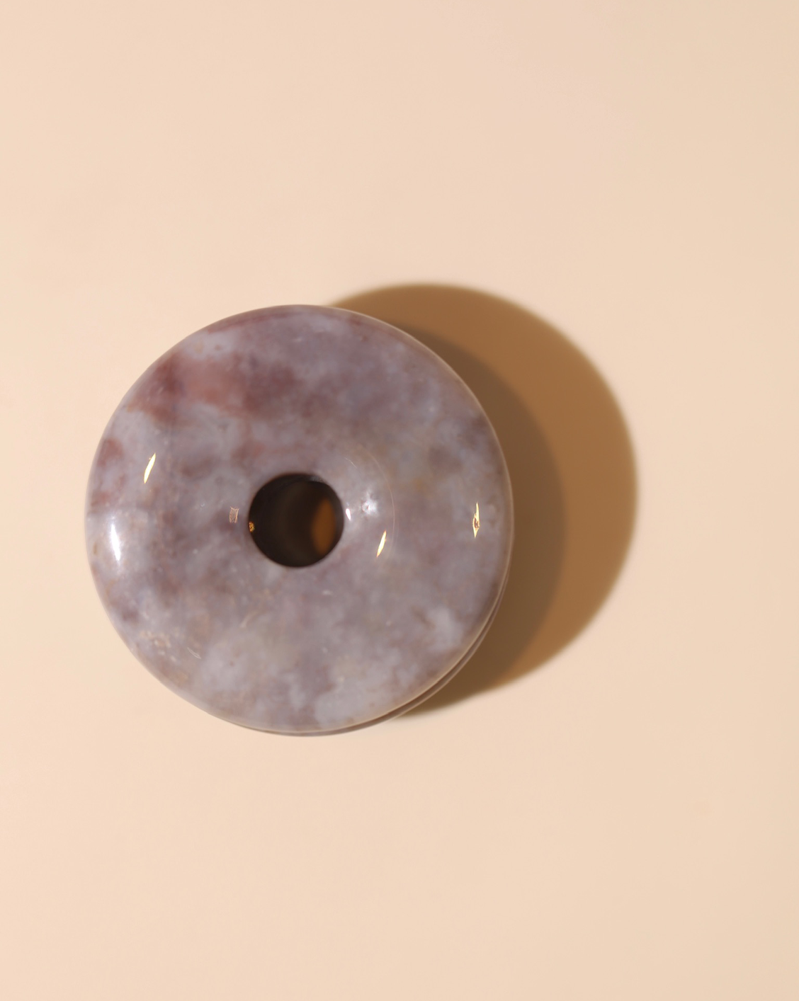 XL Donut Necklace - Lavender Jasper