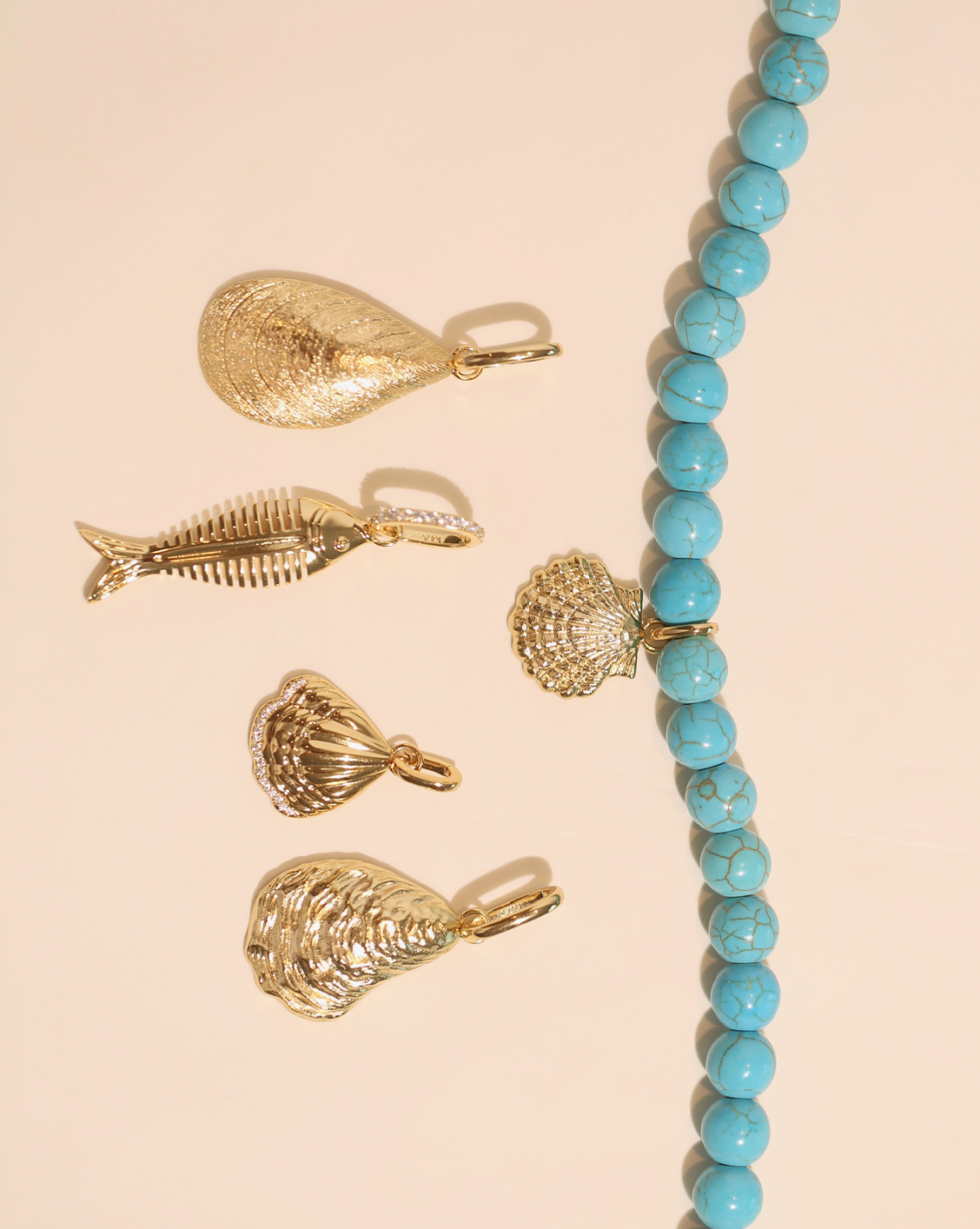 Capesante Charm - Gold