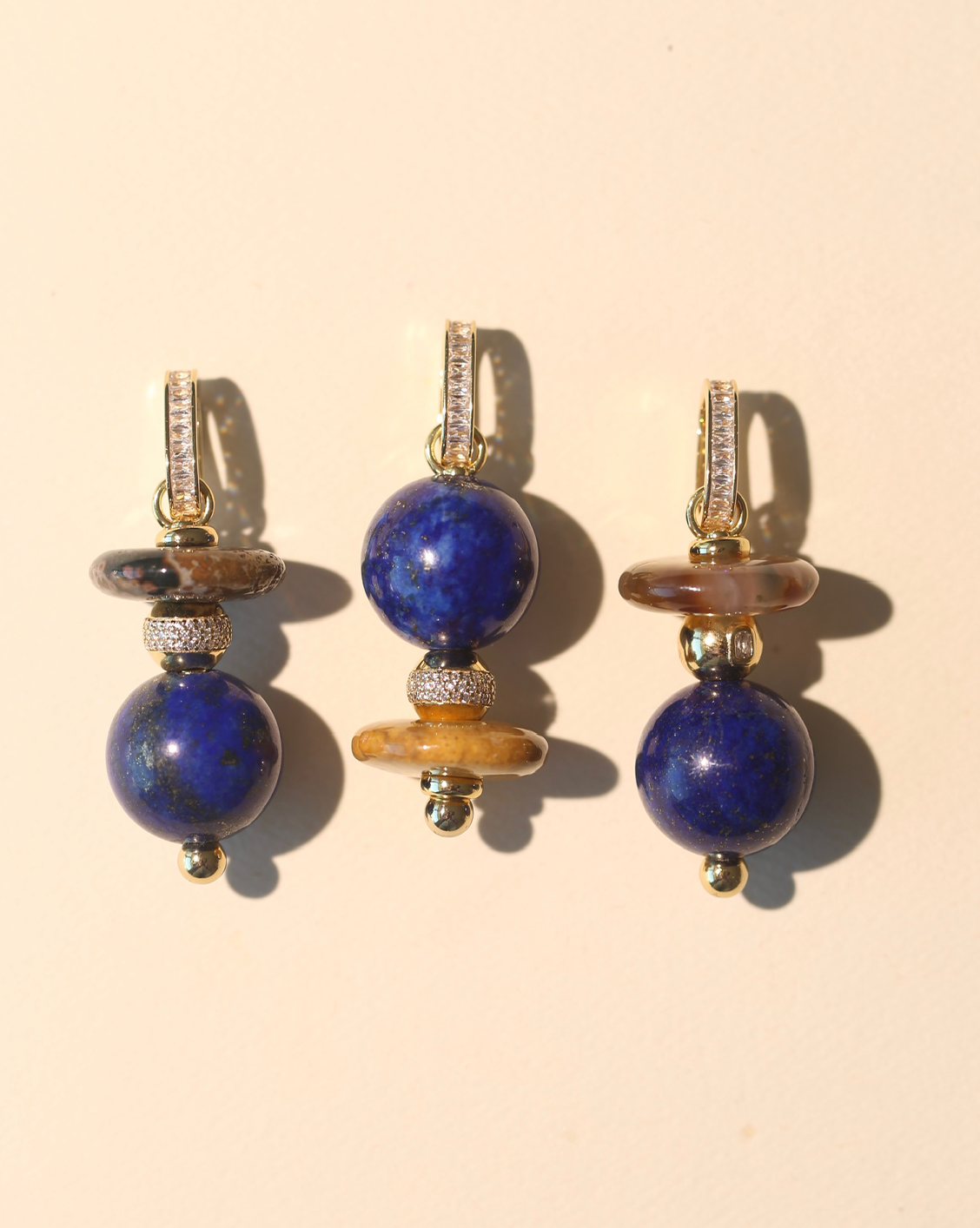 Orbit Pendant - Lapis Mix/Group 1
