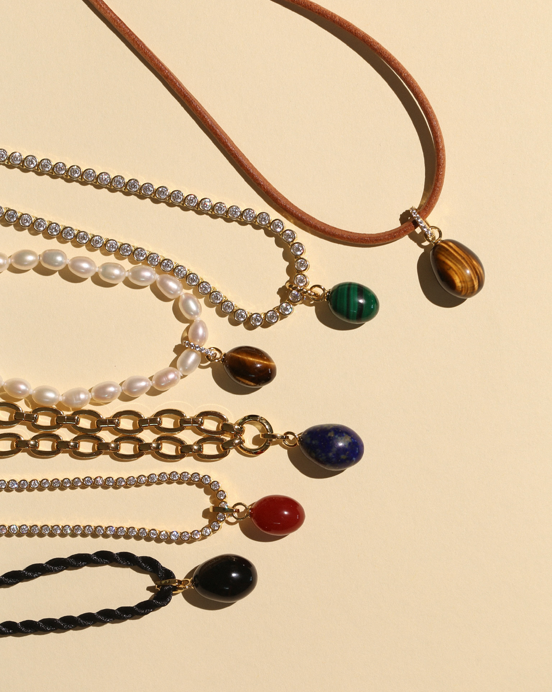 Petite Bezel Set Tennis Necklace | Product | Melanie Auld Jewelry