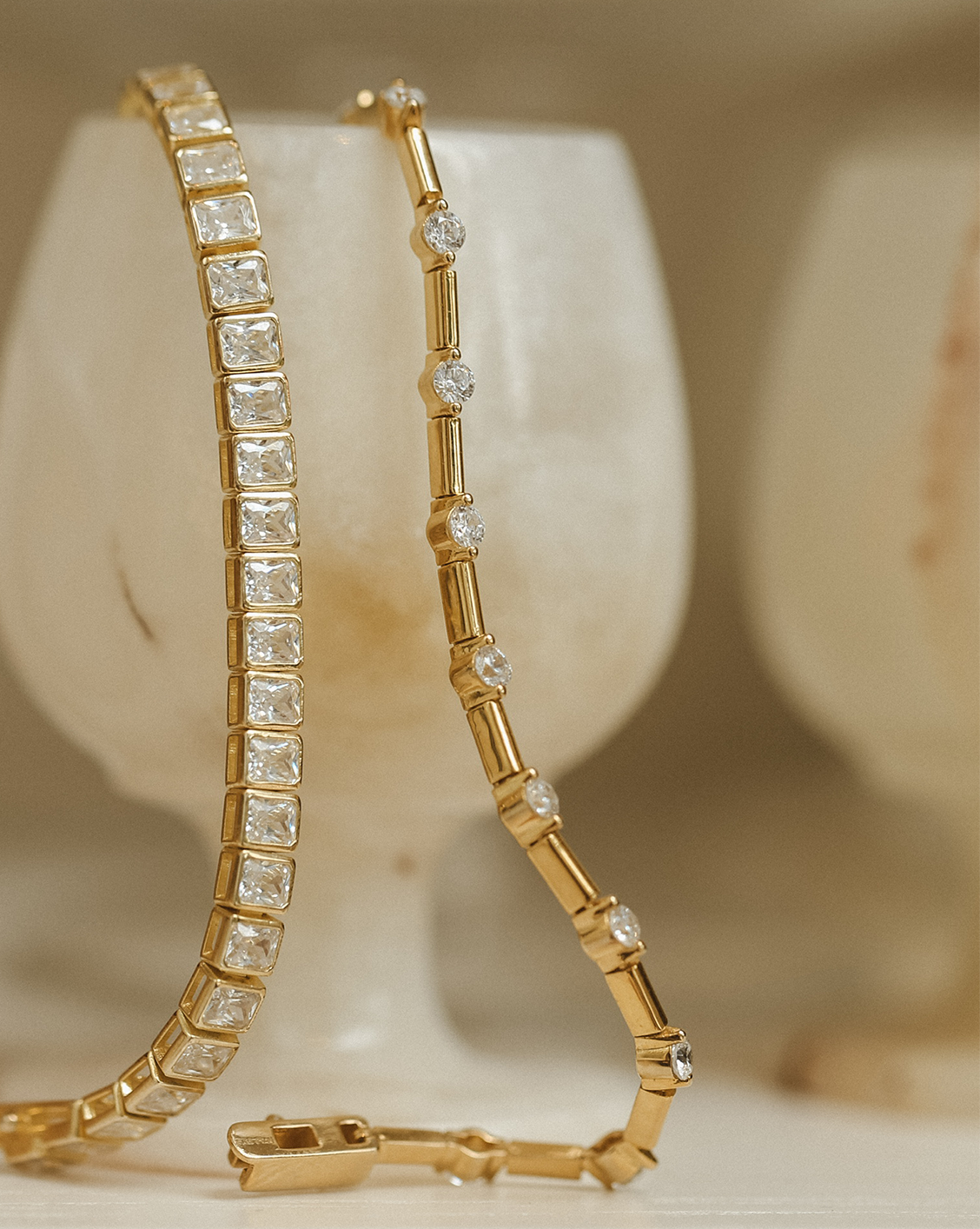 3x4mm Emerald Cut Tennis Bracelet | Products | Melanie Auld