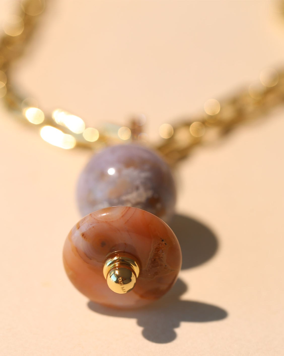 Orbit Pendant - Ocean Jasper #1
