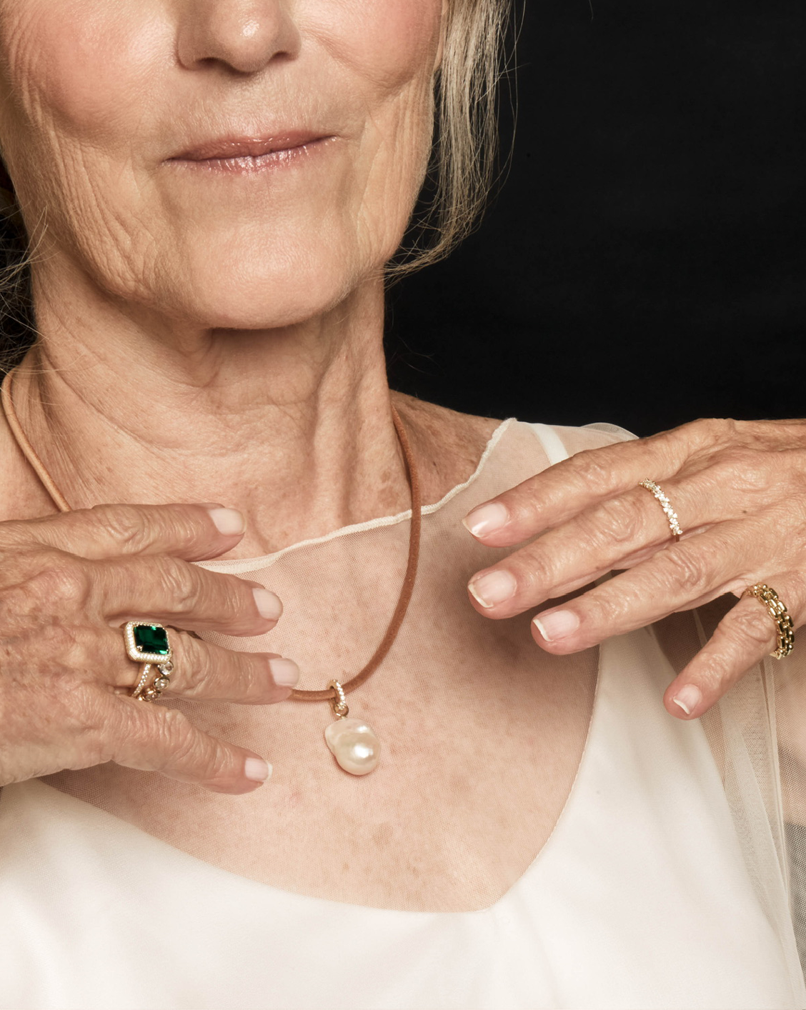 Delphine Chain Ring - Gold Vermeil