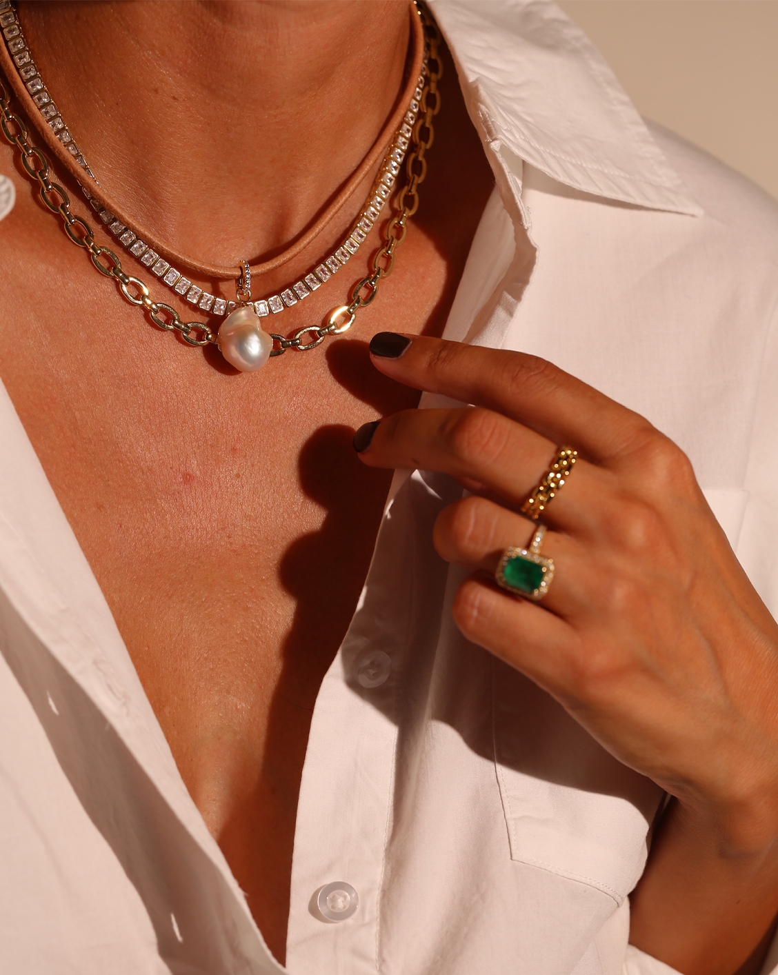 VOID LEATHER NECKLACE/strong/ours strong VOID シルバー STRONG VOID