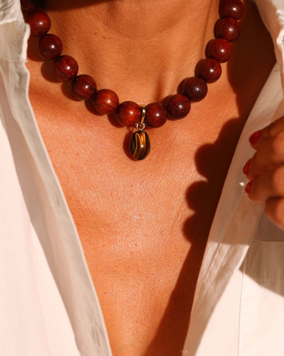 15mm Medium Boulé Necklace - Gold Vermeil