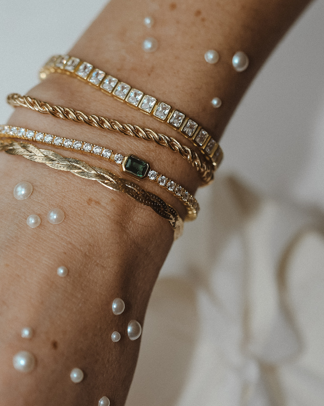 3x4mm Emerald Cut Tennis Bracelet | Products | Melanie Auld 3x4mm Emerald Cut Tennis Bracelet | Products | Melanie Auld