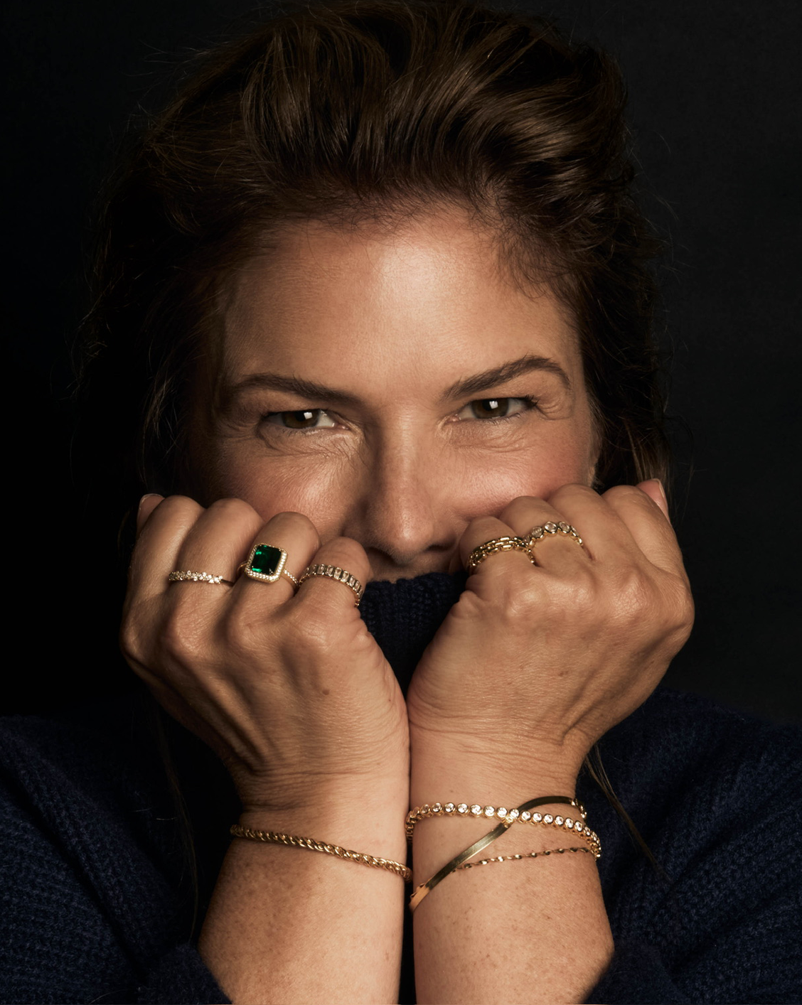 Delphine Chain Ring - Gold Vermeil