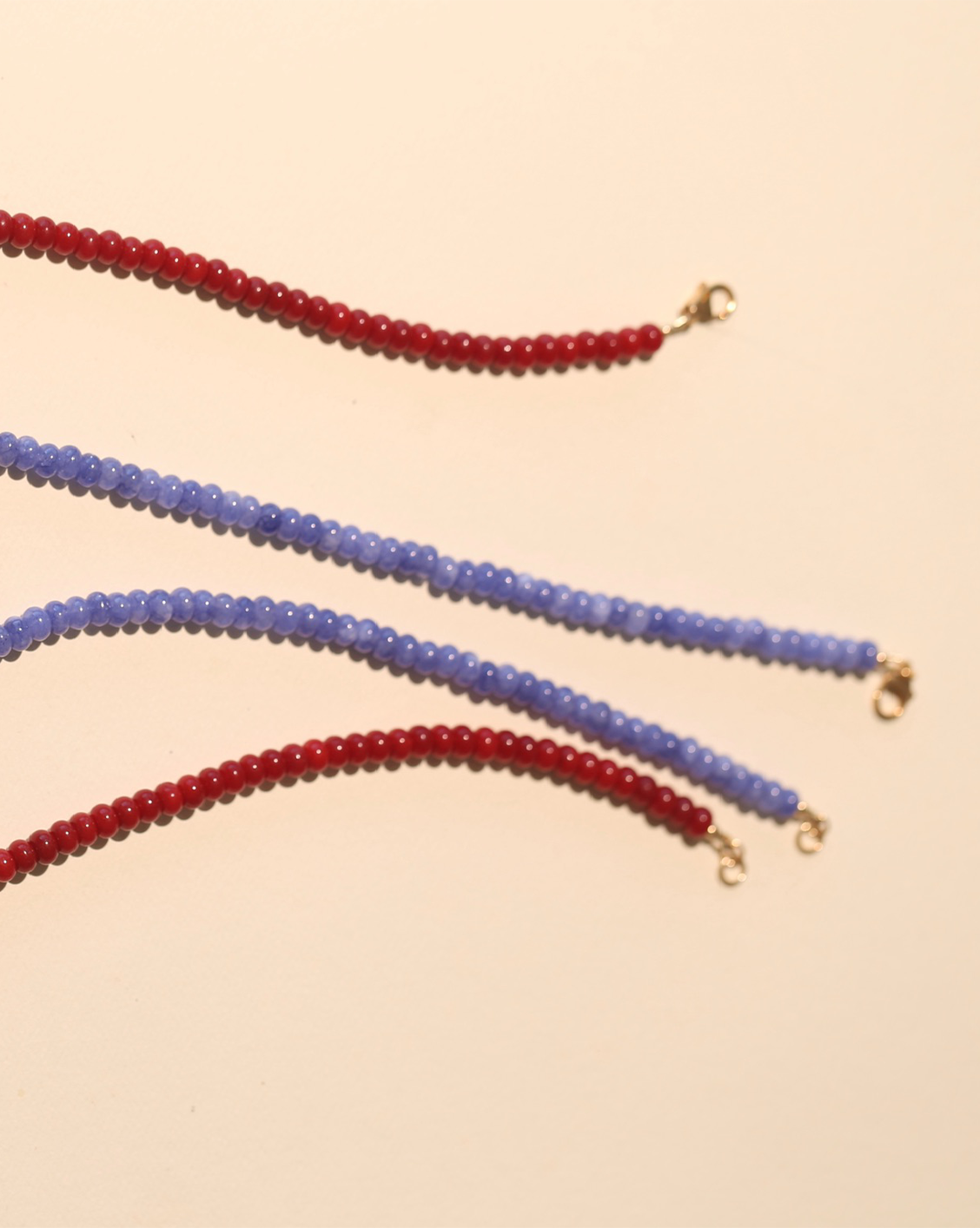 4x6mm Rondelle Necklace - Tanzanite Jade