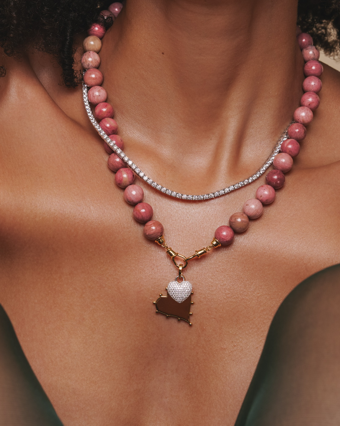 Rose Gemstone Necklace Gold Vermeil | Products | Melanie Auld Rose Gemstone Necklace Gold Vermeil | Products | Melanie Auld