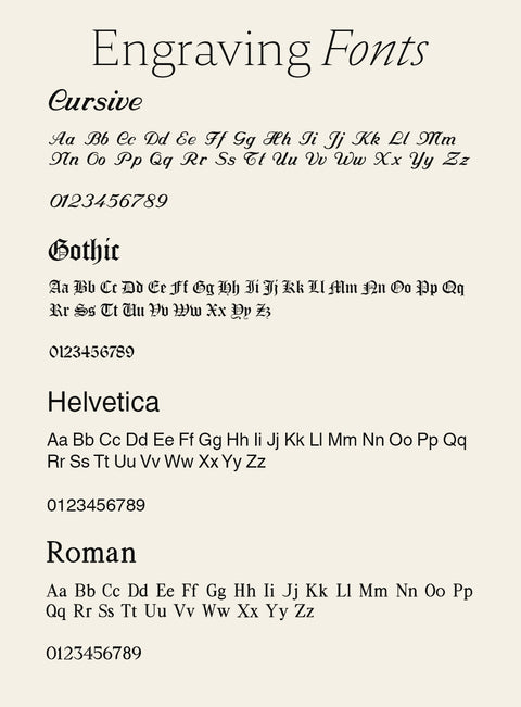Engraving - Main Landing Page