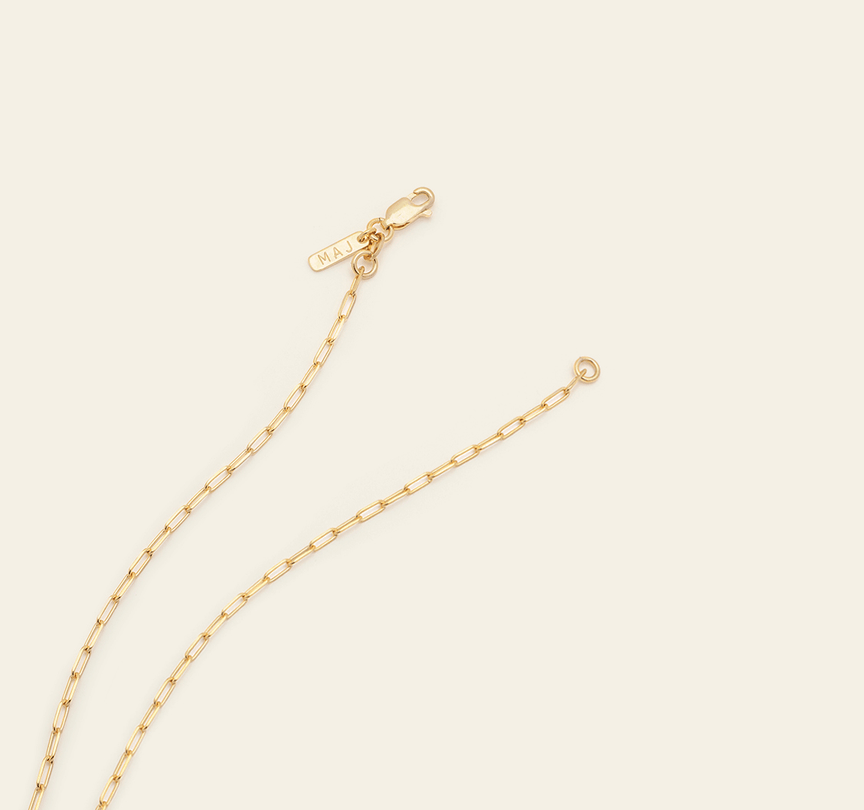 Wild At Heart: Charm Clasp Necklace - Gold Vermeil