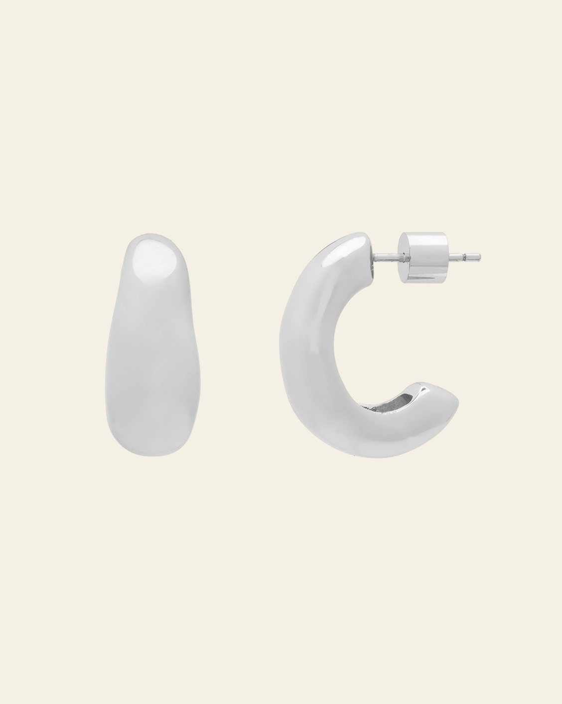 XL Curve Hoops Sterling Silver | Products | Melanie Auld Jewelry XL Curve Hoops Sterling Silver | Products | Melanie Auld Jewelry