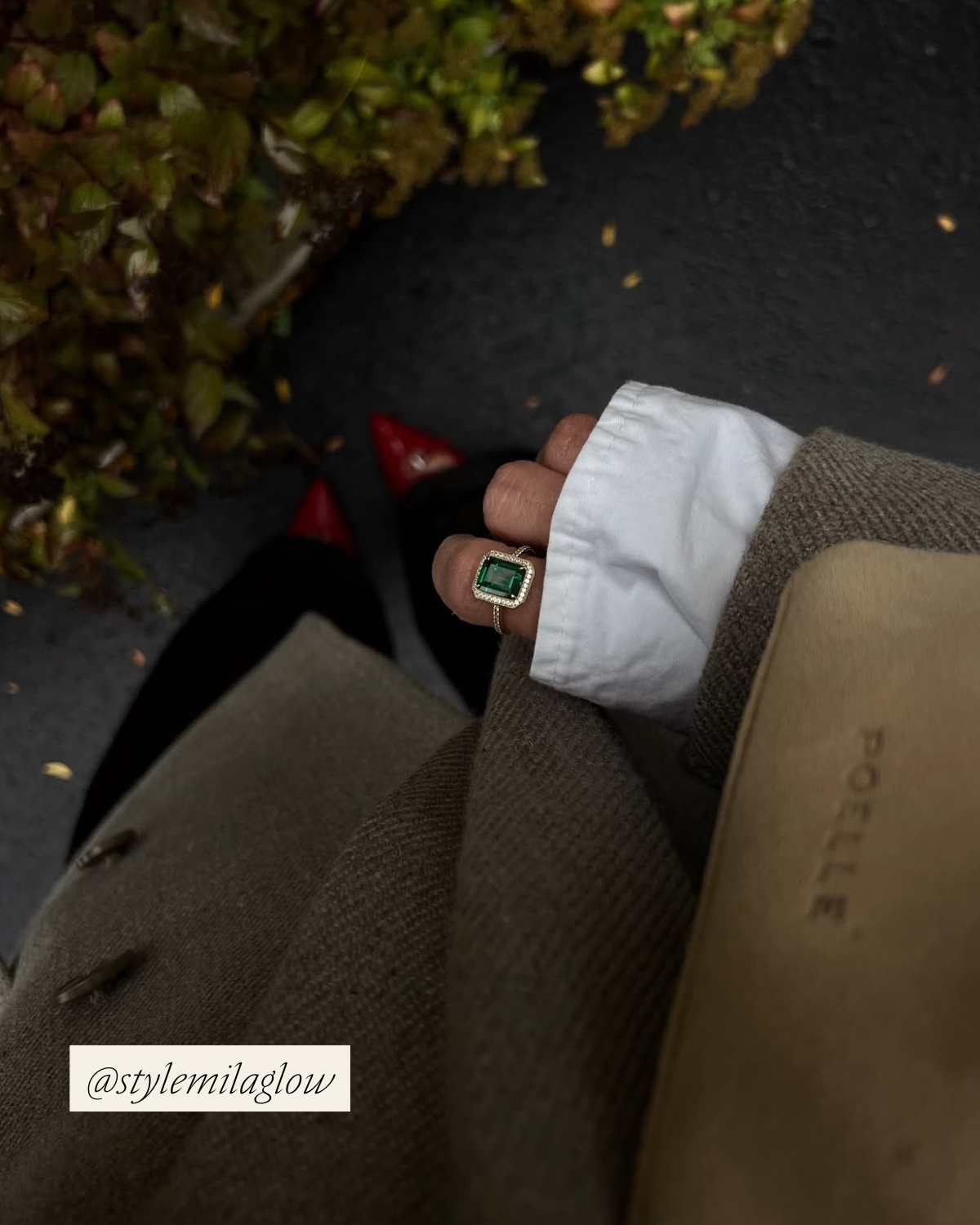 Mel's Emerald Ring - Gold Vermeil