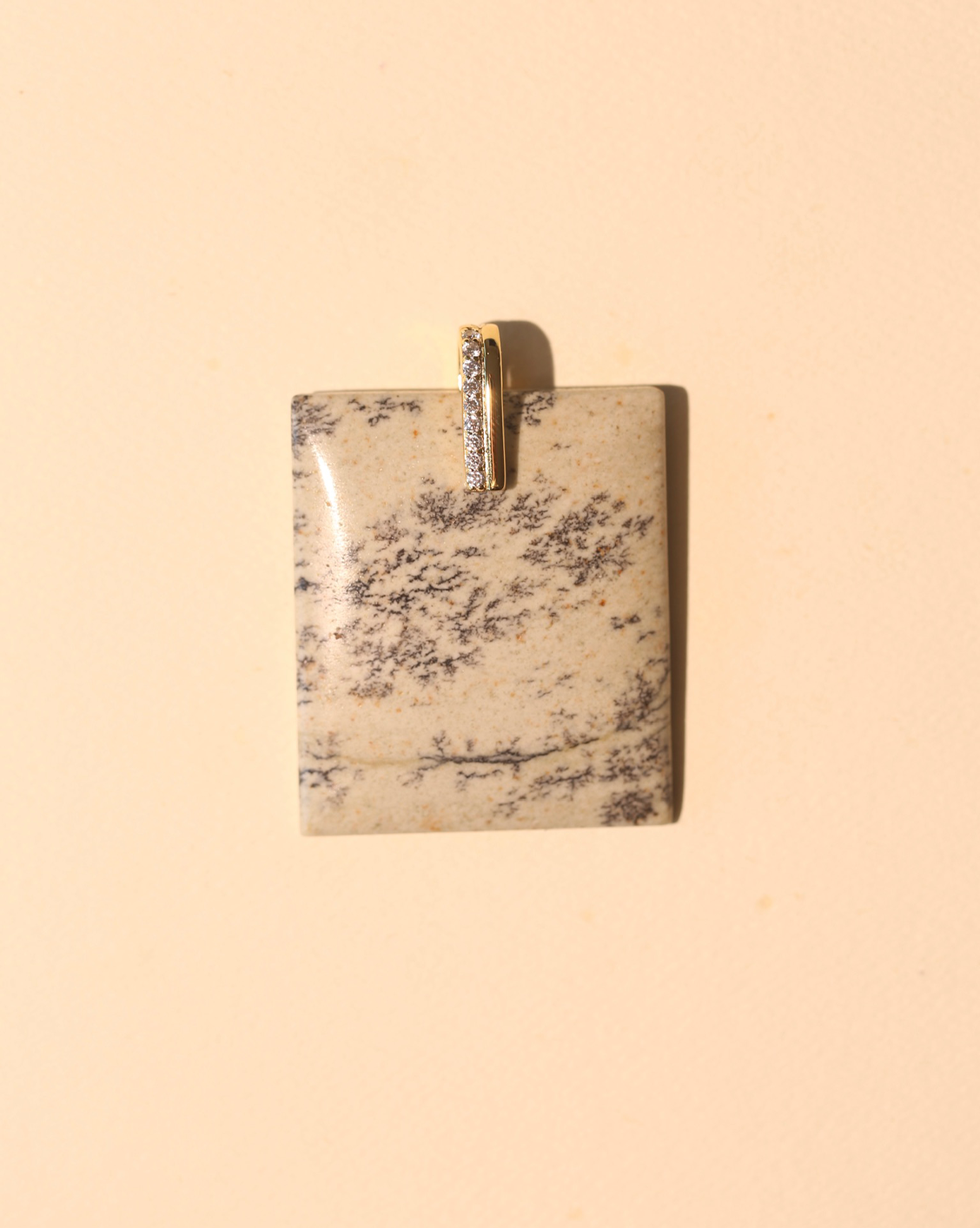 Stone Pendant - Dendritic Jasper #1