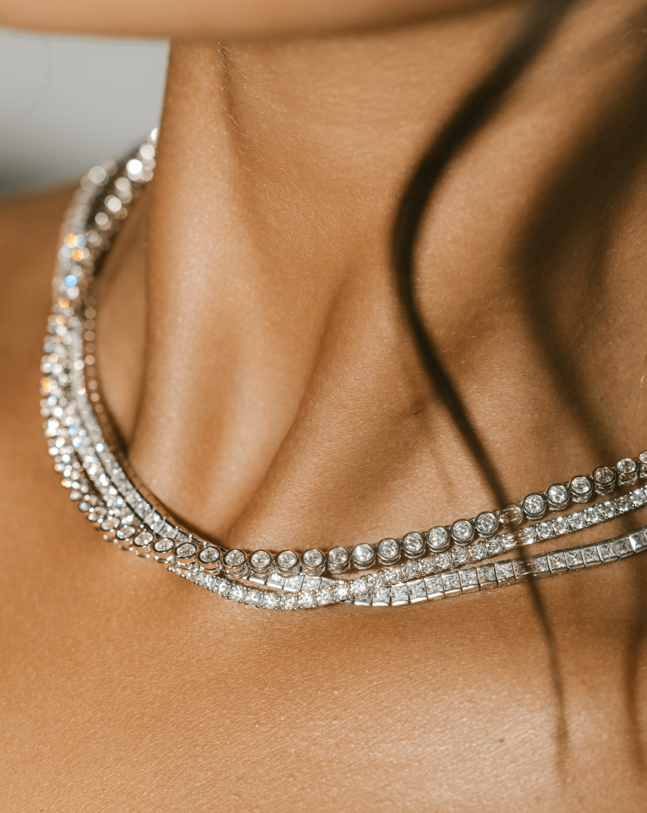 Prong Set Tennis Necklace | Products | Melanie Auld Jewelry