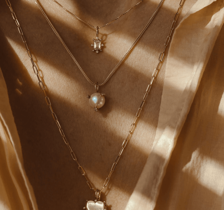 Essential Pearl Pendant  - Gold Vermeil