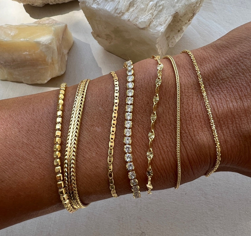The Essential Bracelet Bundle - Gold Vermeil