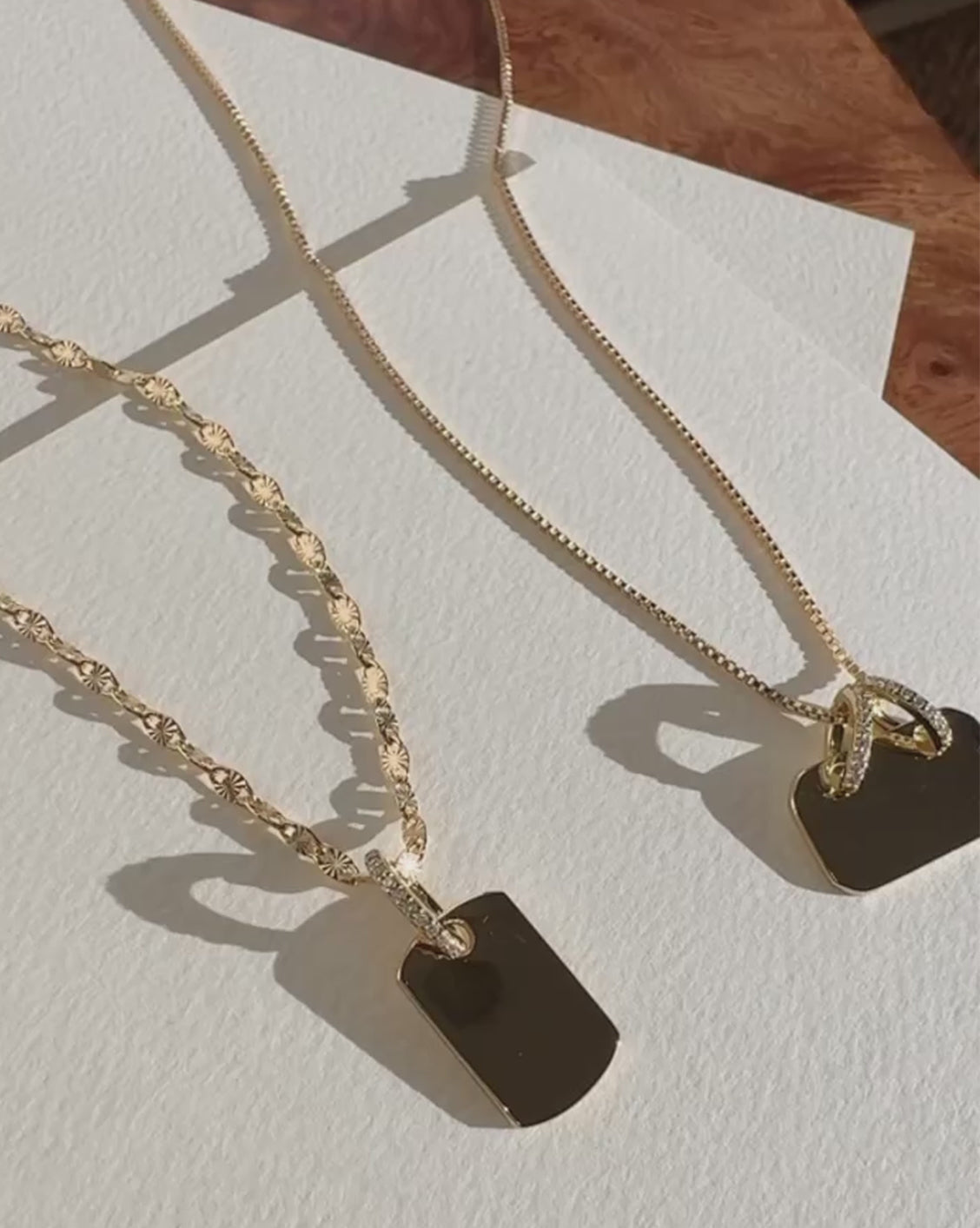 Duo Ring Tag Pendant Sterling Silver | Products | Melanie Auld