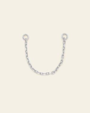 35mm Chain Earring Charm - Sterling Silver