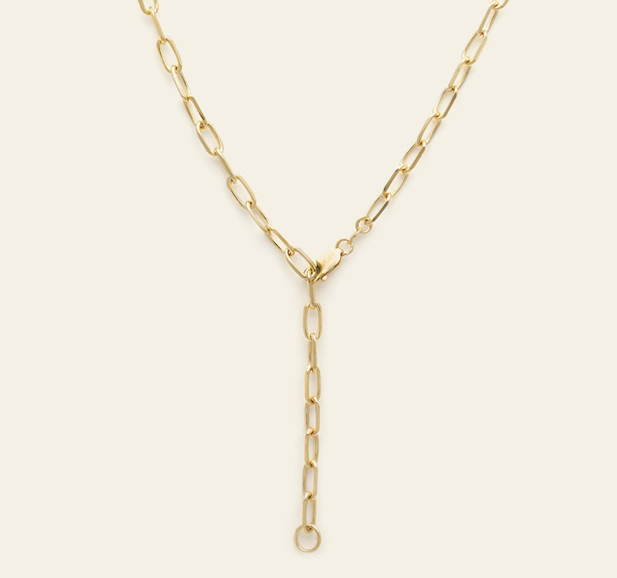 3 in 1 Thick Staple Chain - Gold Vermeil 22