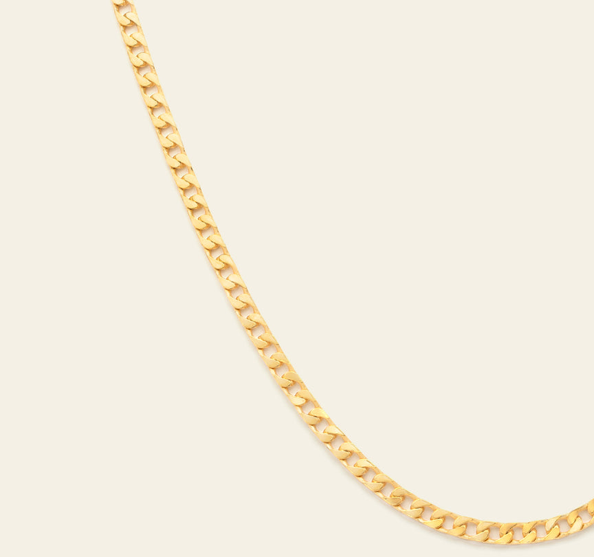 Curb Chain - Gold Vermeil