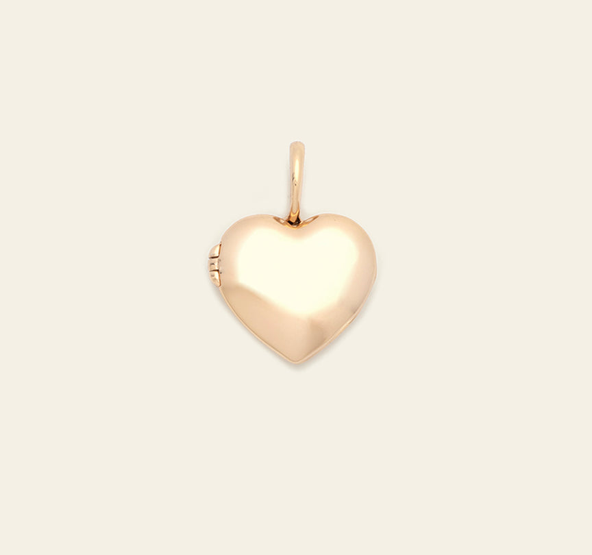 Heart Locket - Gold Vermeil