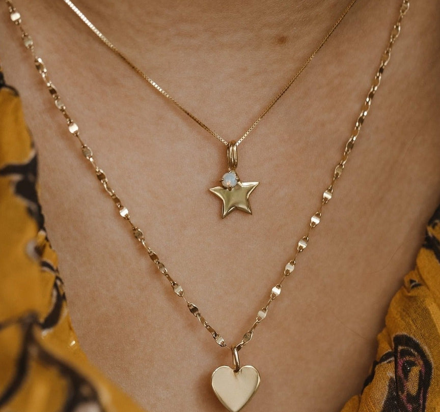 Star Charm - 10k Solid Gold